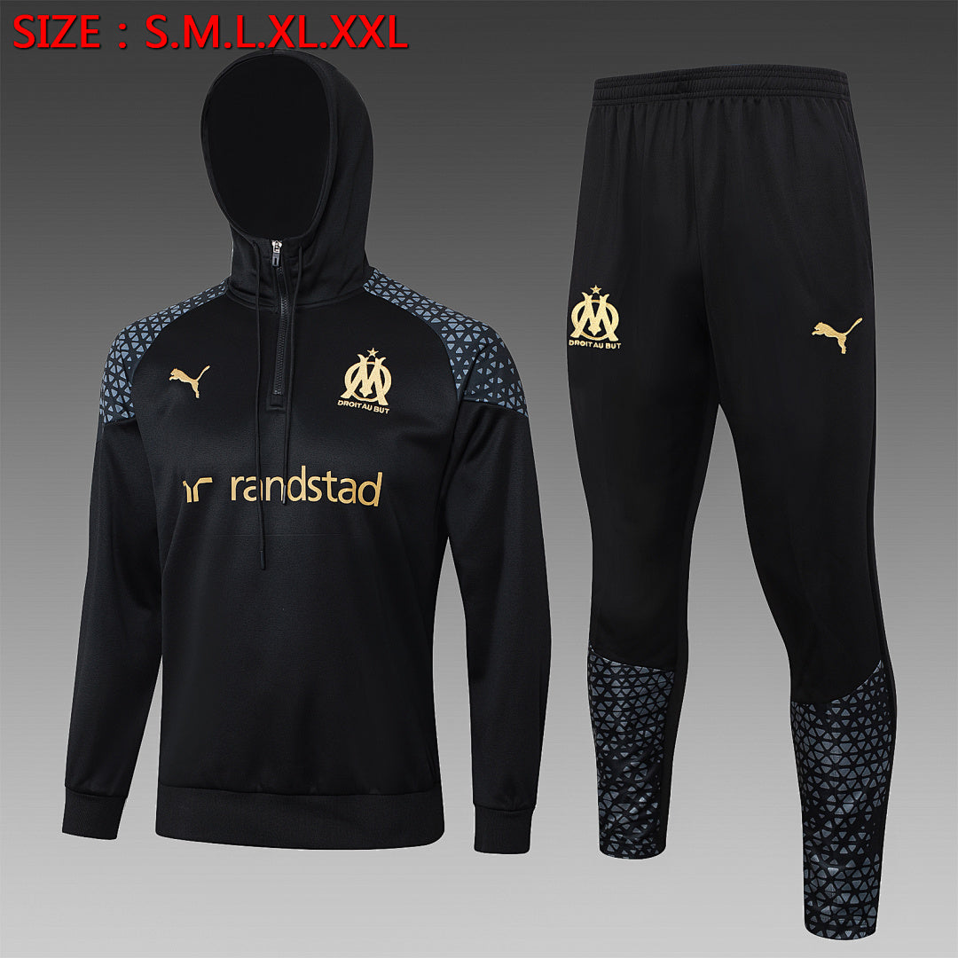Ensemble Veste Marseille 2023/24 - Avec Capuche