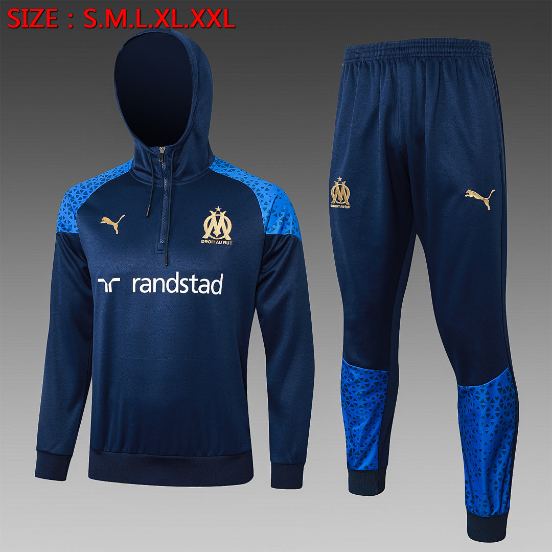 Ensemble Veste Marseille 2023/24 - Avec Capuche