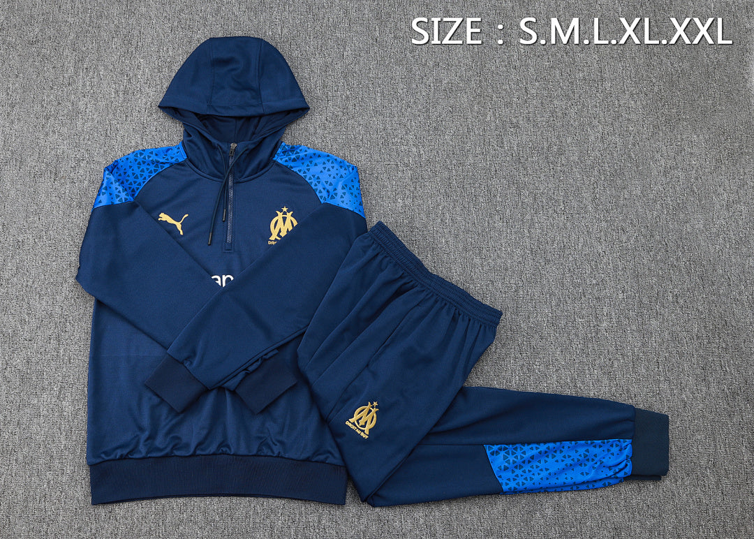 Ensemble Veste Marseille 2023/24 - Avec Capuche