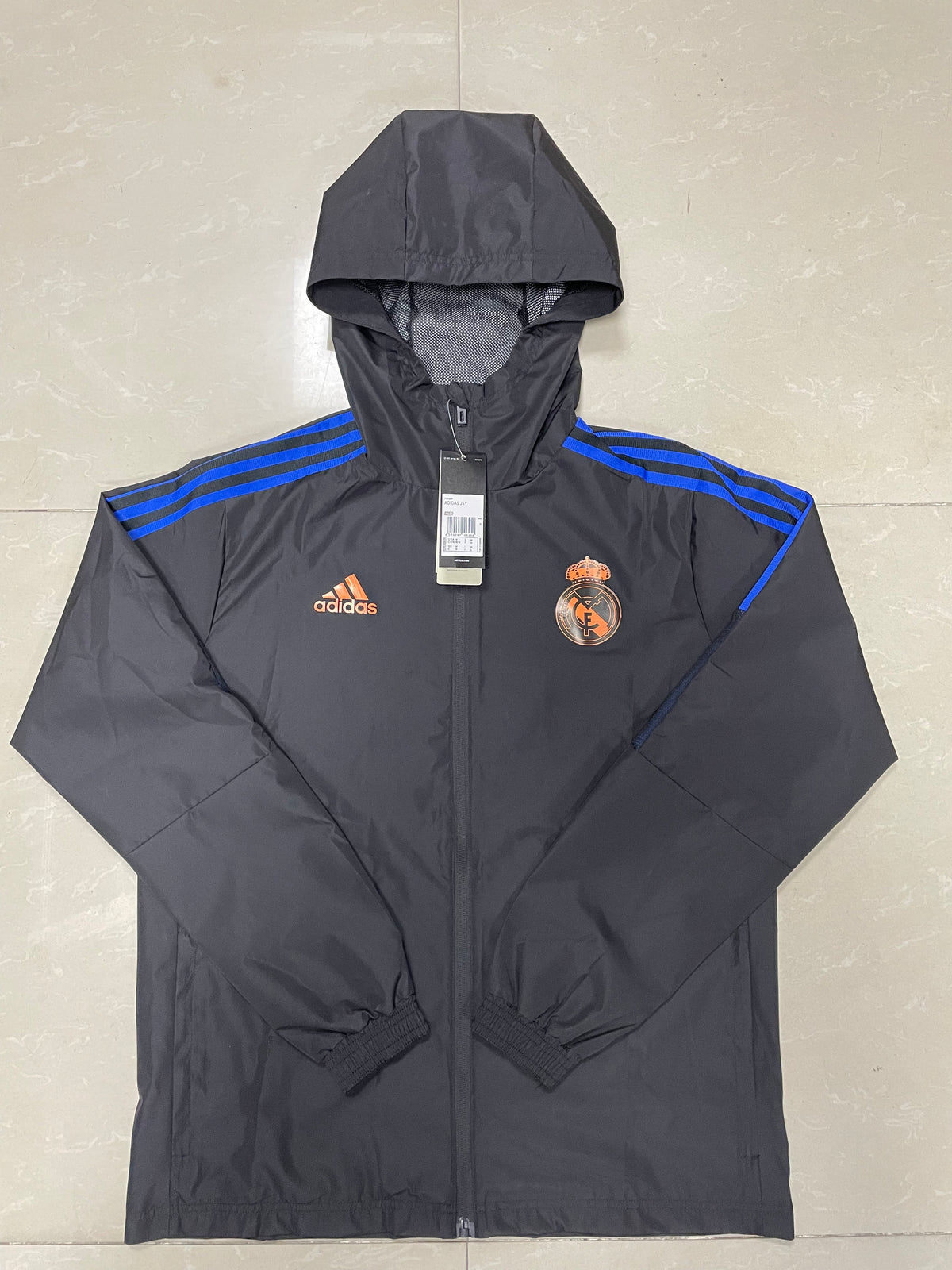 Ensemble Veste Real Madrid 2021/22 - Avec Capuche