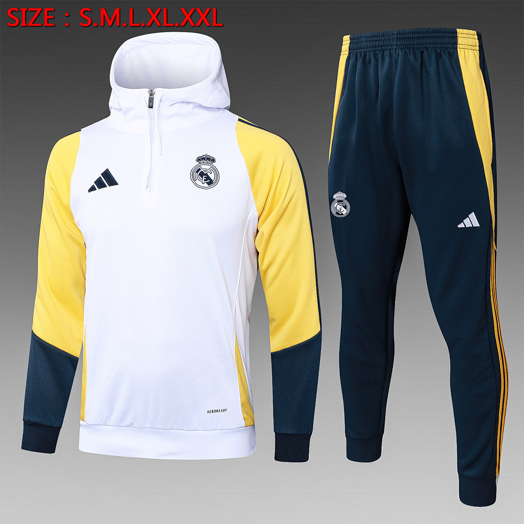 Ensemble Veste Real Madrid 2023/24- Avec Capuche