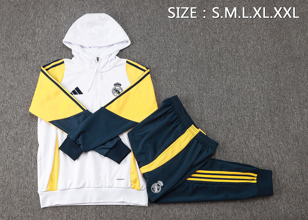 Ensemble Veste Real Madrid 2023/24- Avec Capuche
