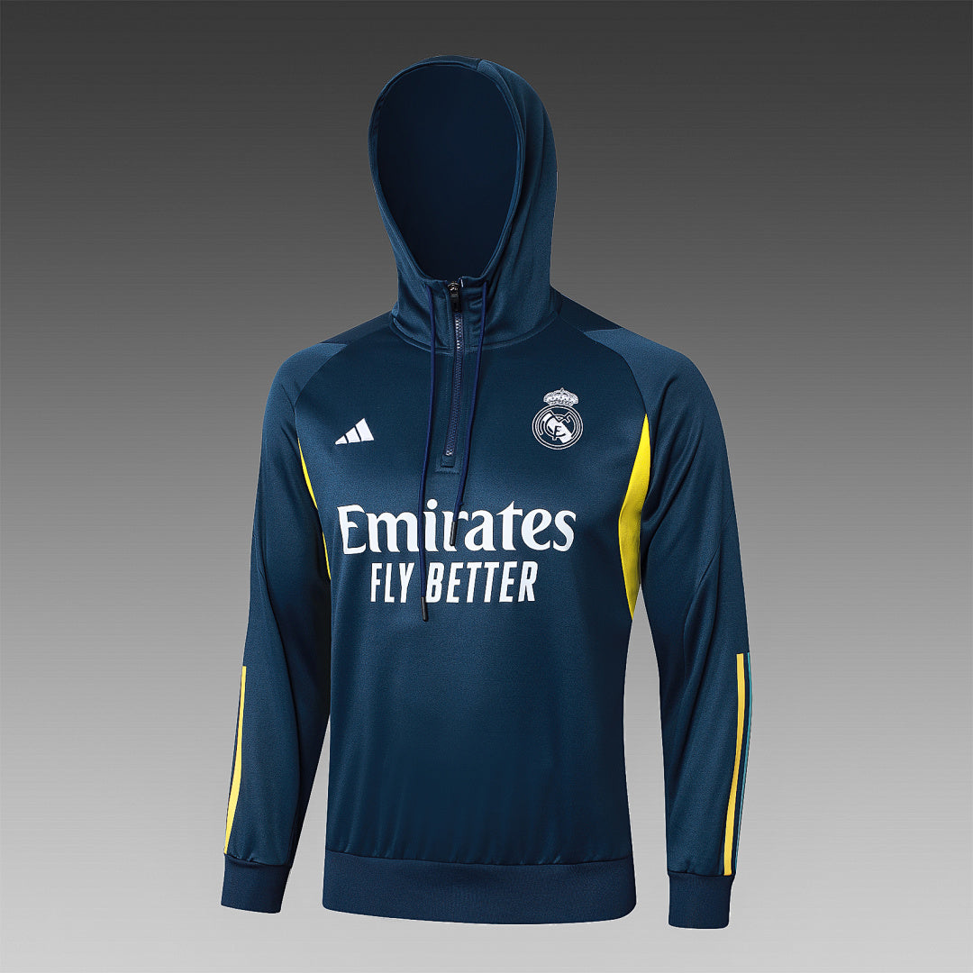 Ensemble Veste Real Madrid 2023/24- Avec Capuche