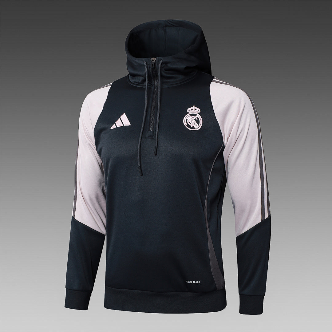 Ensemble Veste Real Madrid 2024/25- Avec Capuche