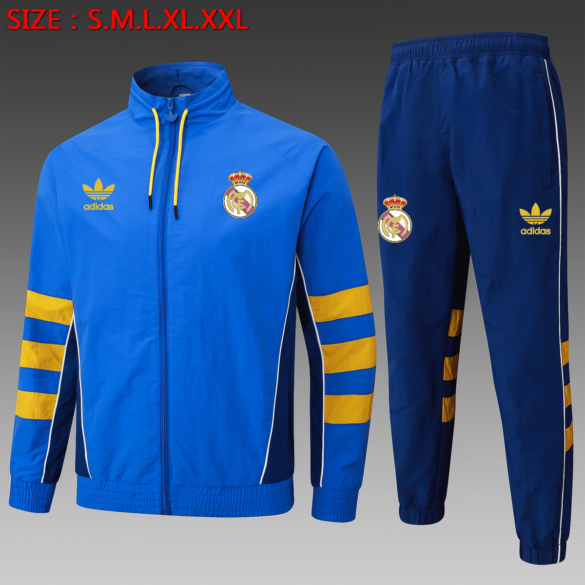 Ensemble Veste Real Madrid 2025/26- Avec Capuche
