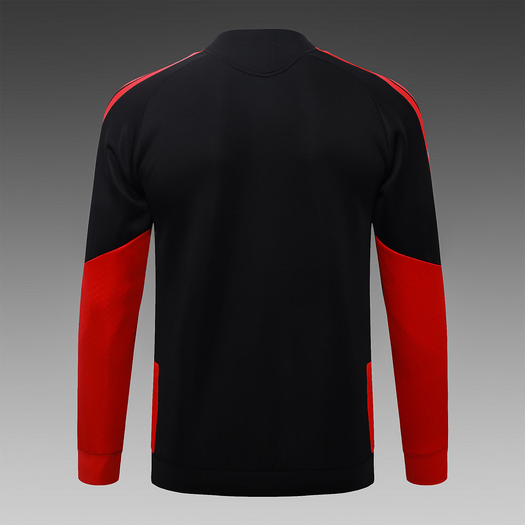 Survêtement Ensemble Veste Manchester United Noir et Rouge