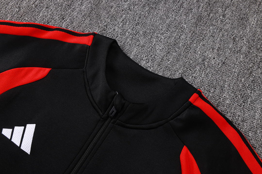 Survêtement Ensemble Veste Manchester United Noir et Rouge