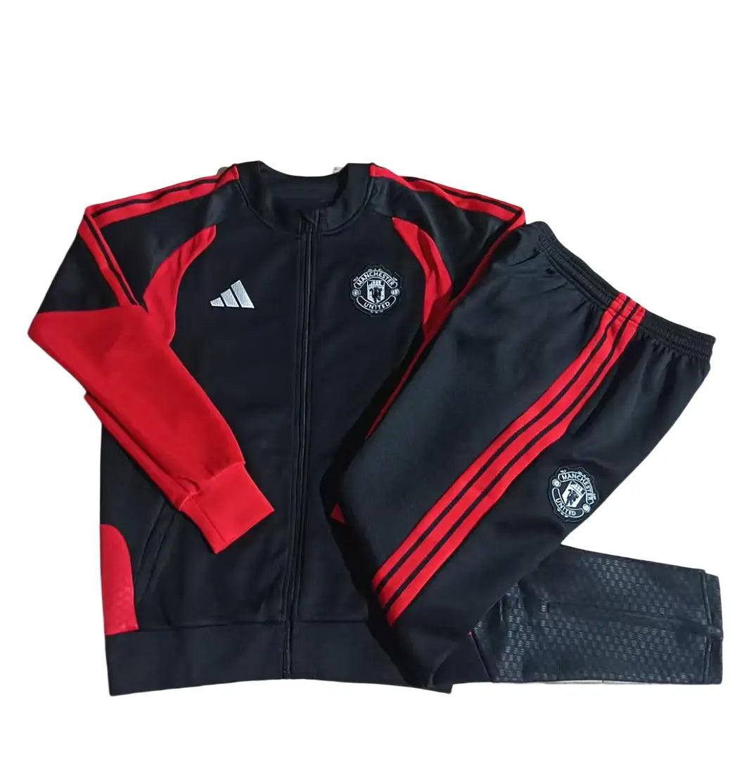 Survêtement Ensemble Veste Manchester United Noir et Rouge