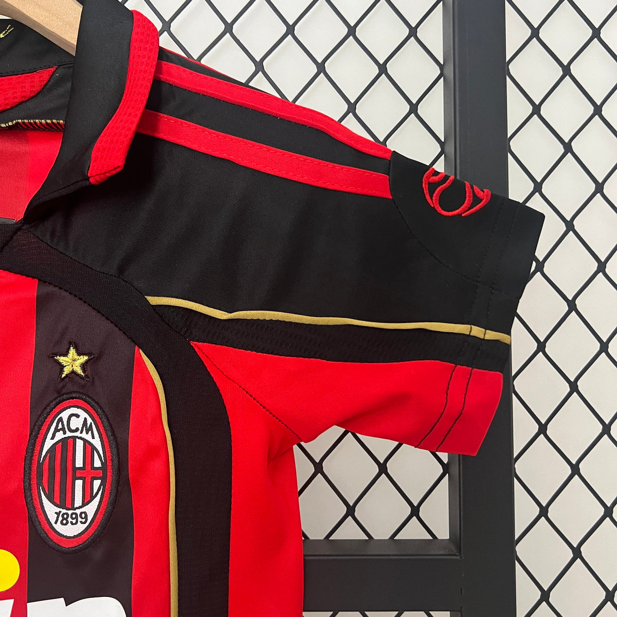 Kit Ensemble Football AC Milan Domicile Enfant Rétro 2006/07