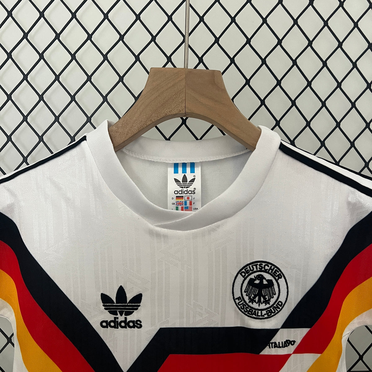 Kit Ensemble Football Allemagne Domicile Enfant Rétro 1990