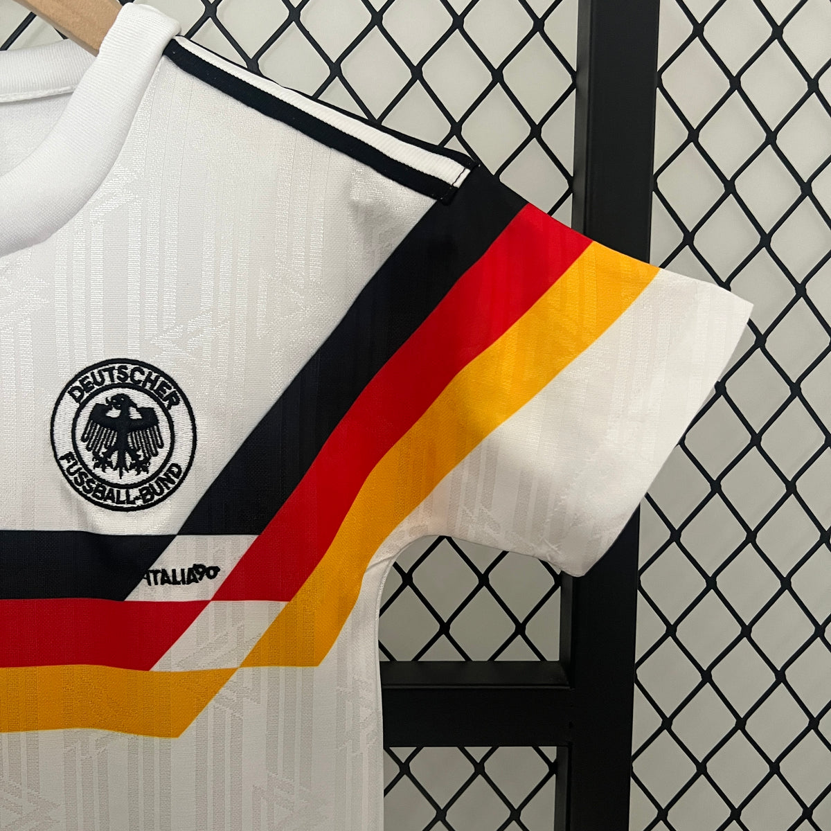 Kit Ensemble Football Allemagne Domicile Enfant Rétro 1990