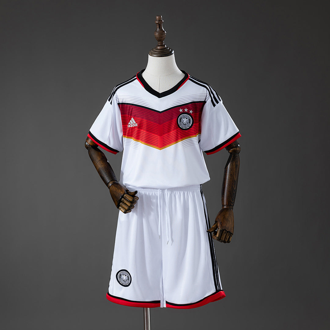 Kit Ensemble Football Allemagne Domicile Enfant Rétro 2014