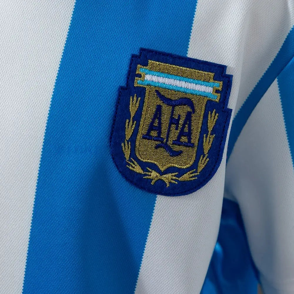 Kit Ensemble Football Argentine Domicile Enfant Rétro 1986