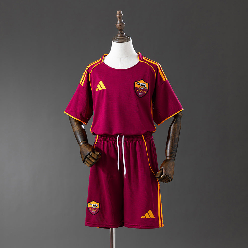 Kit Ensemble Football AS Roma Domicile Enfant 2025/26