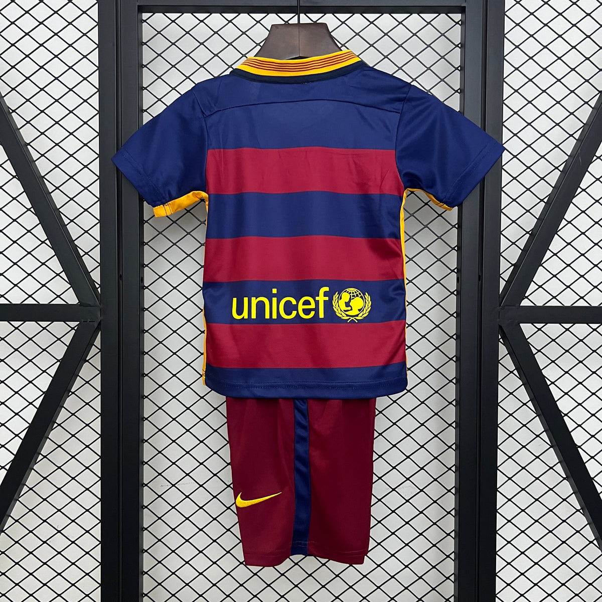 Kit Ensemble Football Barcelone Domicile Enfant 2015/16
