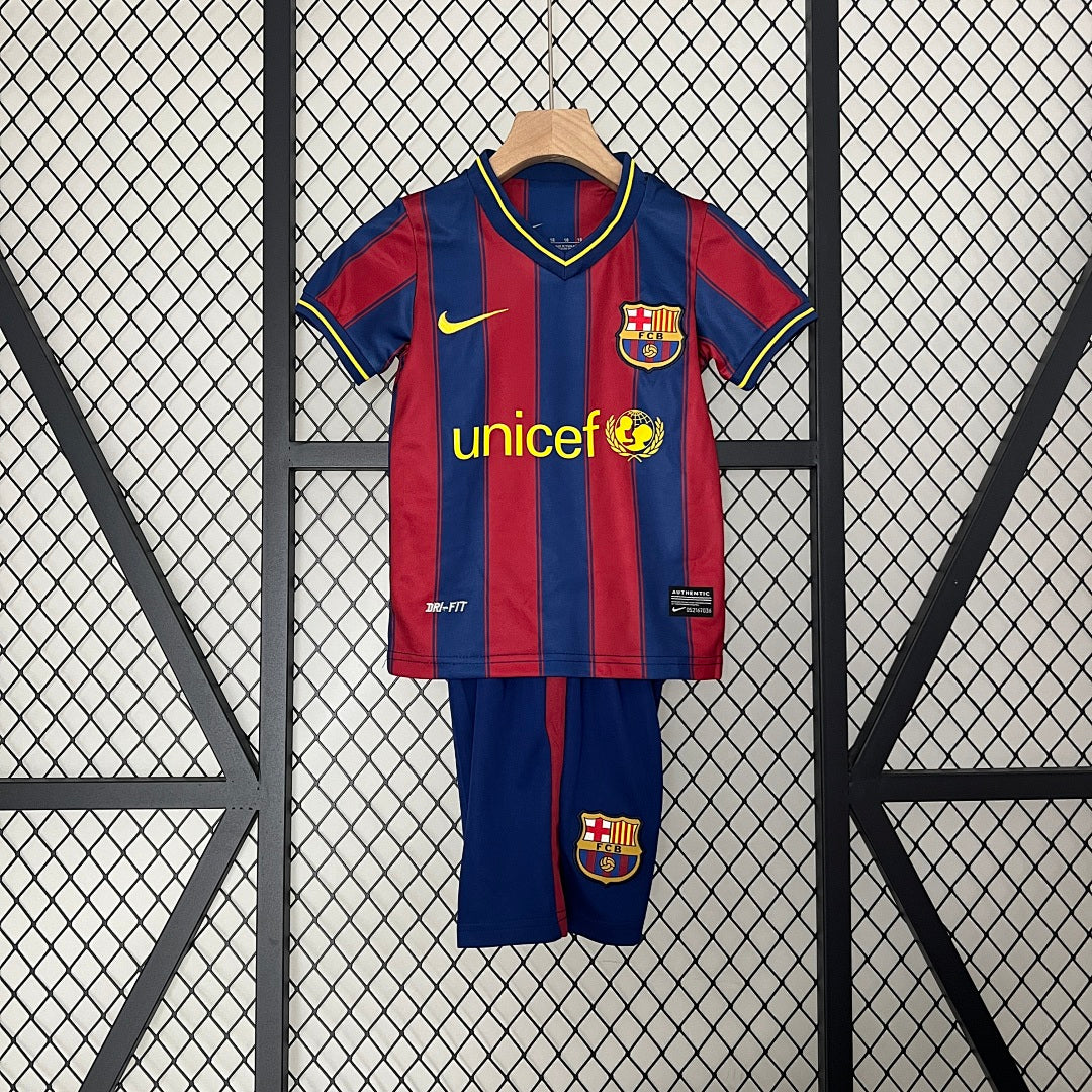 Kit Ensemble Football Barcelone Domicile Enfant Retro 2009/10