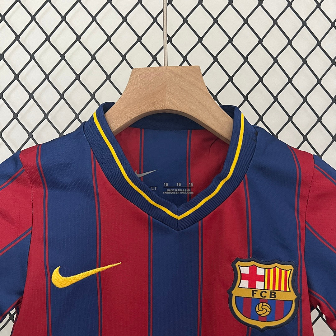 Kit Ensemble Football Barcelone Domicile Enfant Retro 2009/10