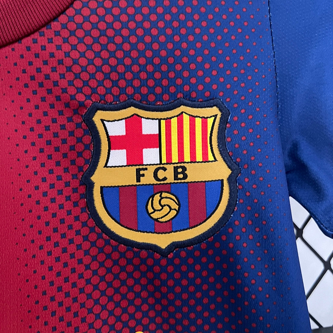 Kit Ensemble Football Barcelone Domicile Enfant Rétro 2012/13