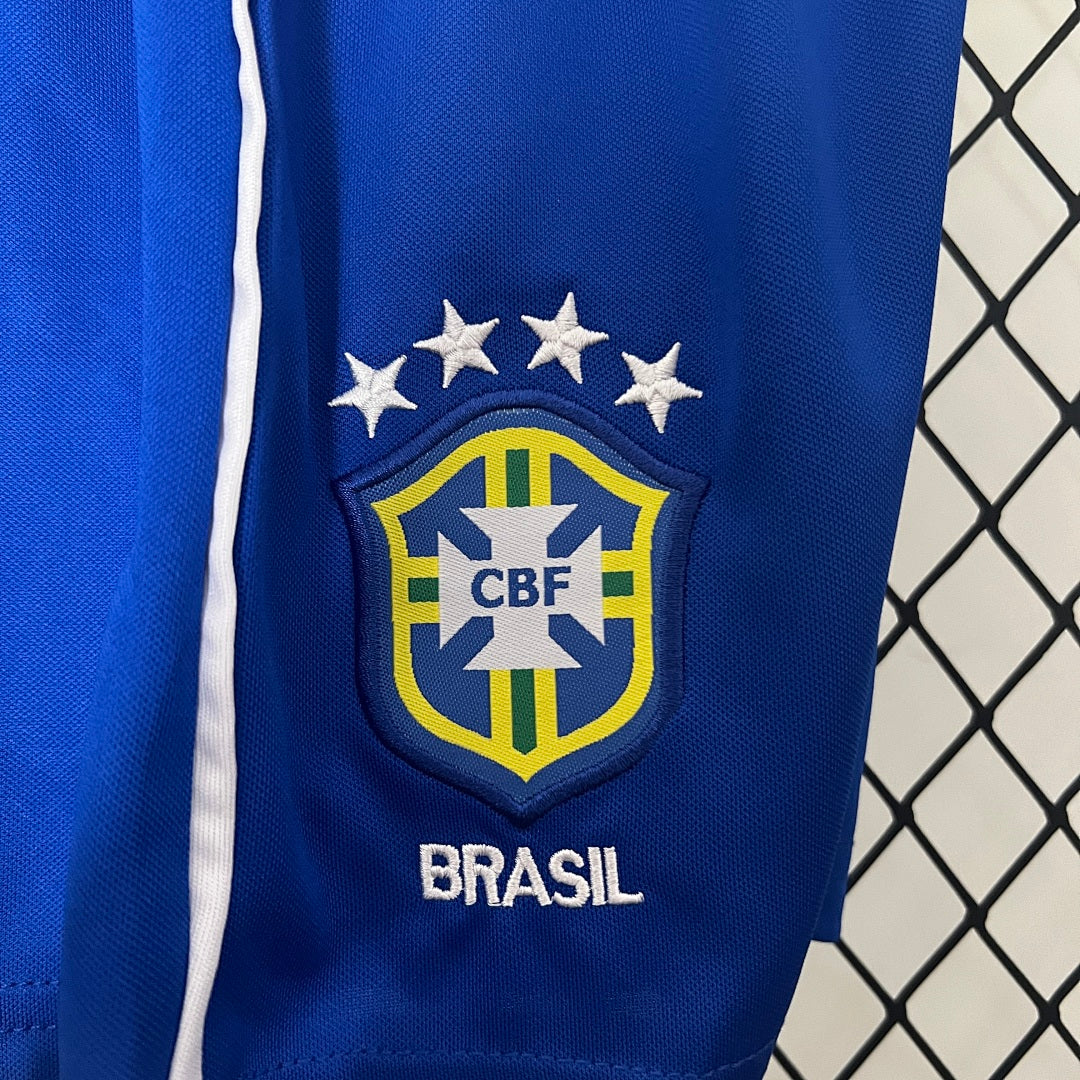 Kit Ensemble Football Brésil Domicile Enfant Rétro 2002