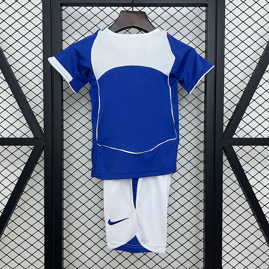 Kit Ensemble Football Brésil Extérieur Enfant Rétro 2004