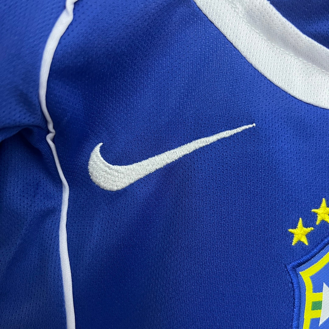 Kit Ensemble Football Brésil Extérieur Enfant Rétro 2004