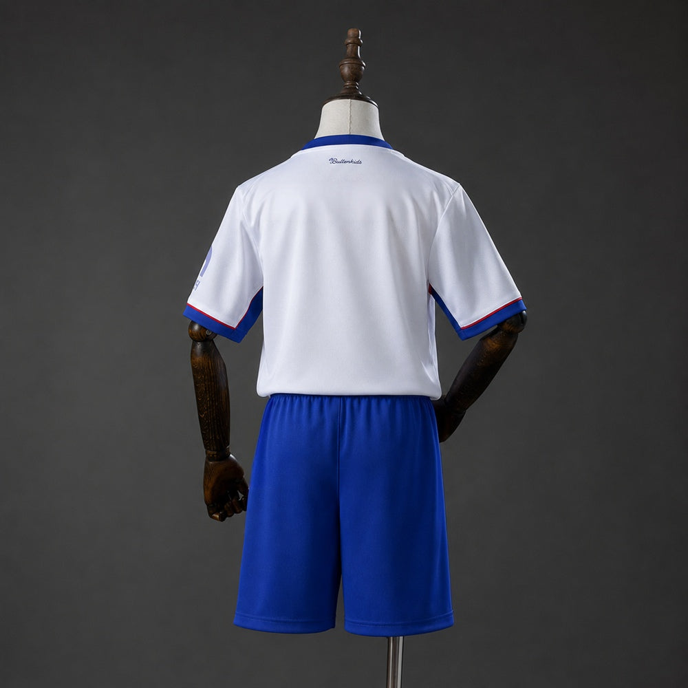 Kit ensemble football Cardiff City extérieur enfant 2026/27 .
