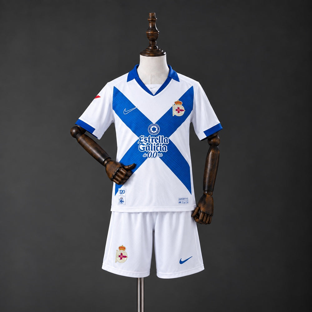 Kit ensemble football Deportivo La Coruna third extérieur enfant 2026/27 .