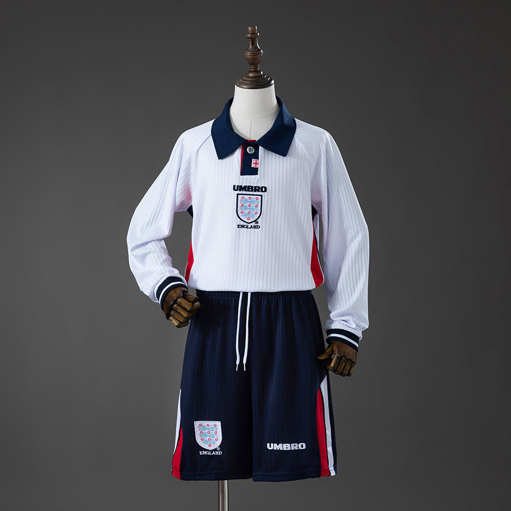 Kit Ensemble Football Domicile Enfant Rétro Manches Longues 1998.