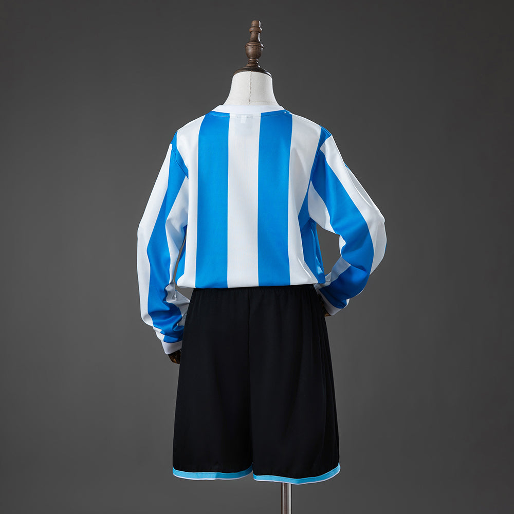 Kit Ensemble Football Domicile Enfant Rétro Manches Longues 1998