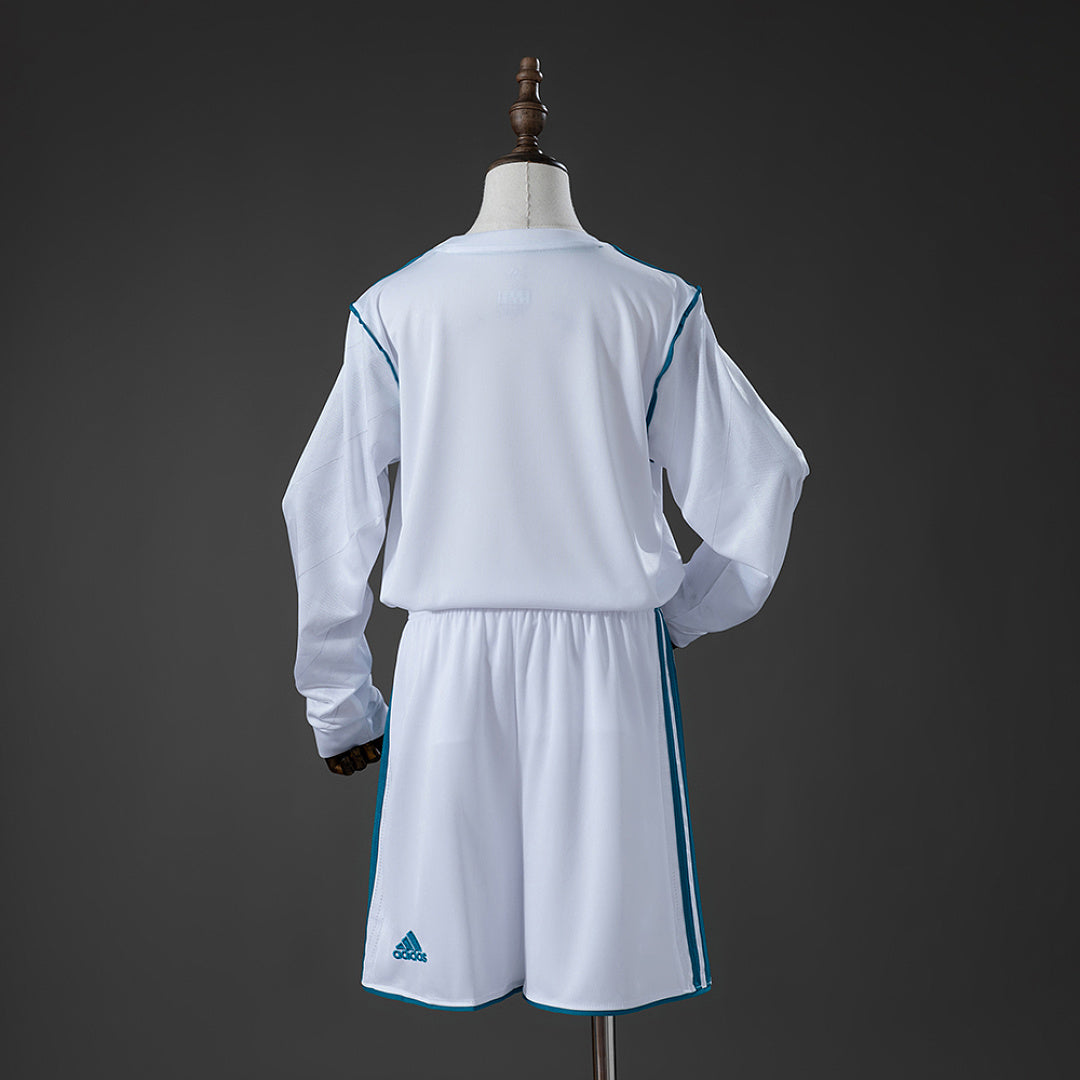 Kit Ensemble Football Domicile Enfant Rétro Manches Longues 2017/18