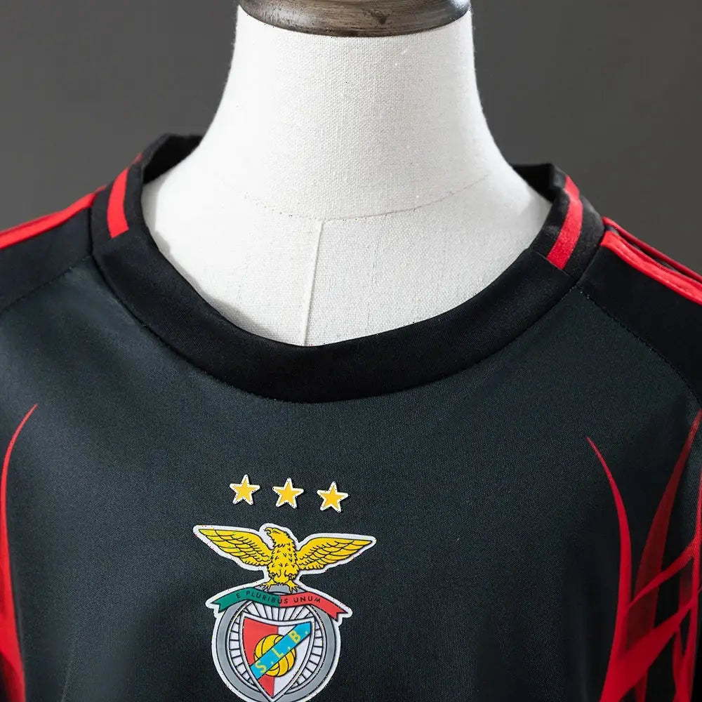 Kit Ensemble Football Entraînement Enfant Noir 2025/26