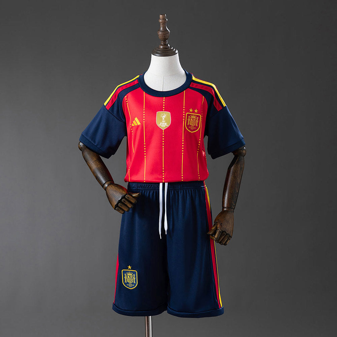 Kit Ensemble Football Espagne Domicile Enfant 2026