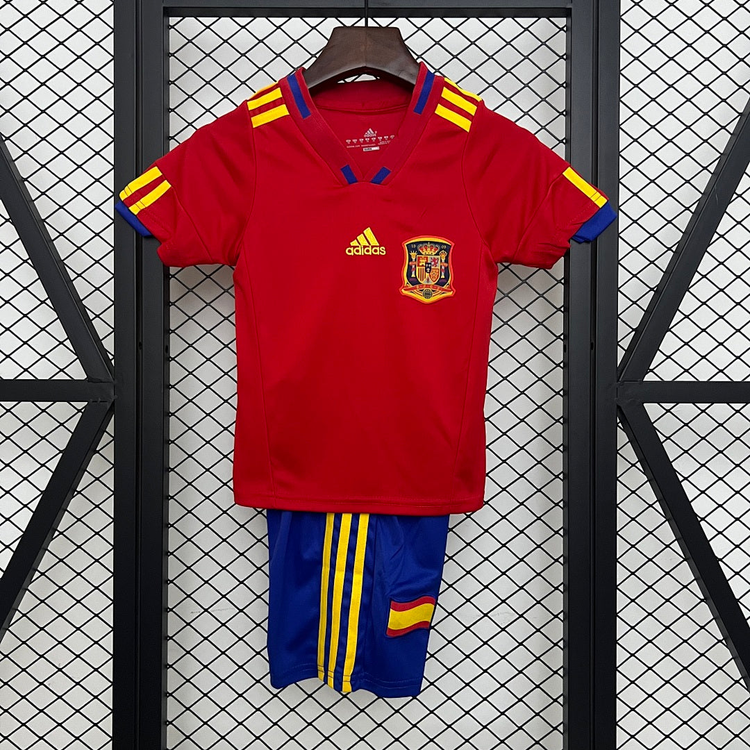 Kit Ensemble Football Espagne Domicile Enfant Rétro 2010.