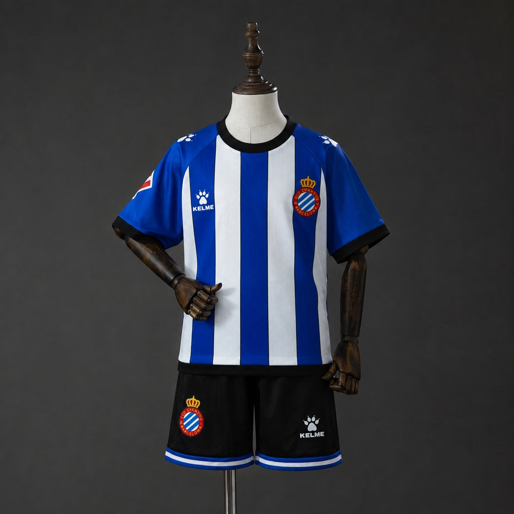 Kit ensemble football Espanyol domicile 2026/27 enfant .