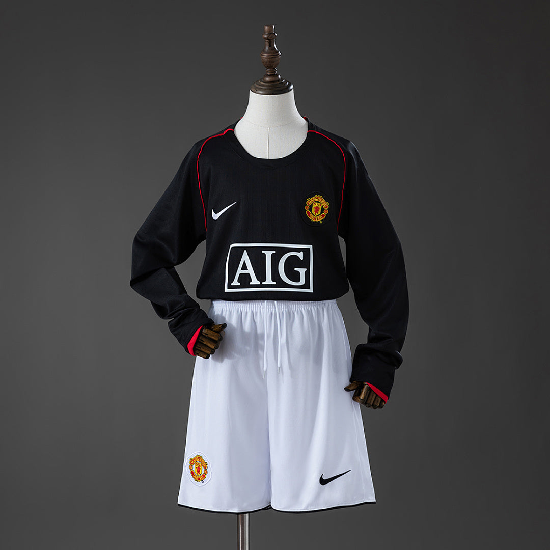 Kit Ensemble Football Extérieur Enfant Rétro Manches Longues 2007/08