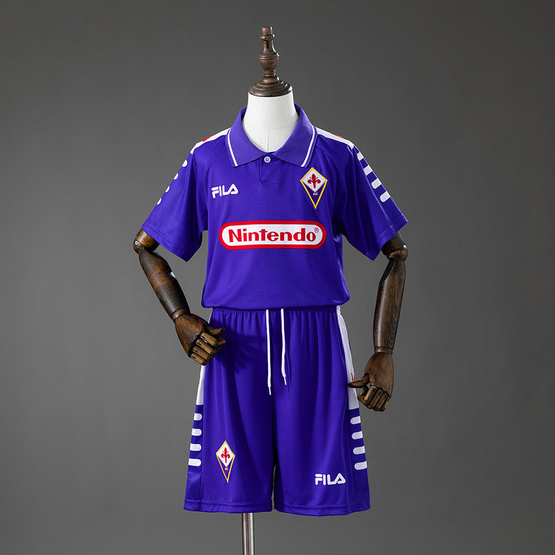 Kit Ensemble Football Fiorentina Domicile Enfant Rétro 1998/99