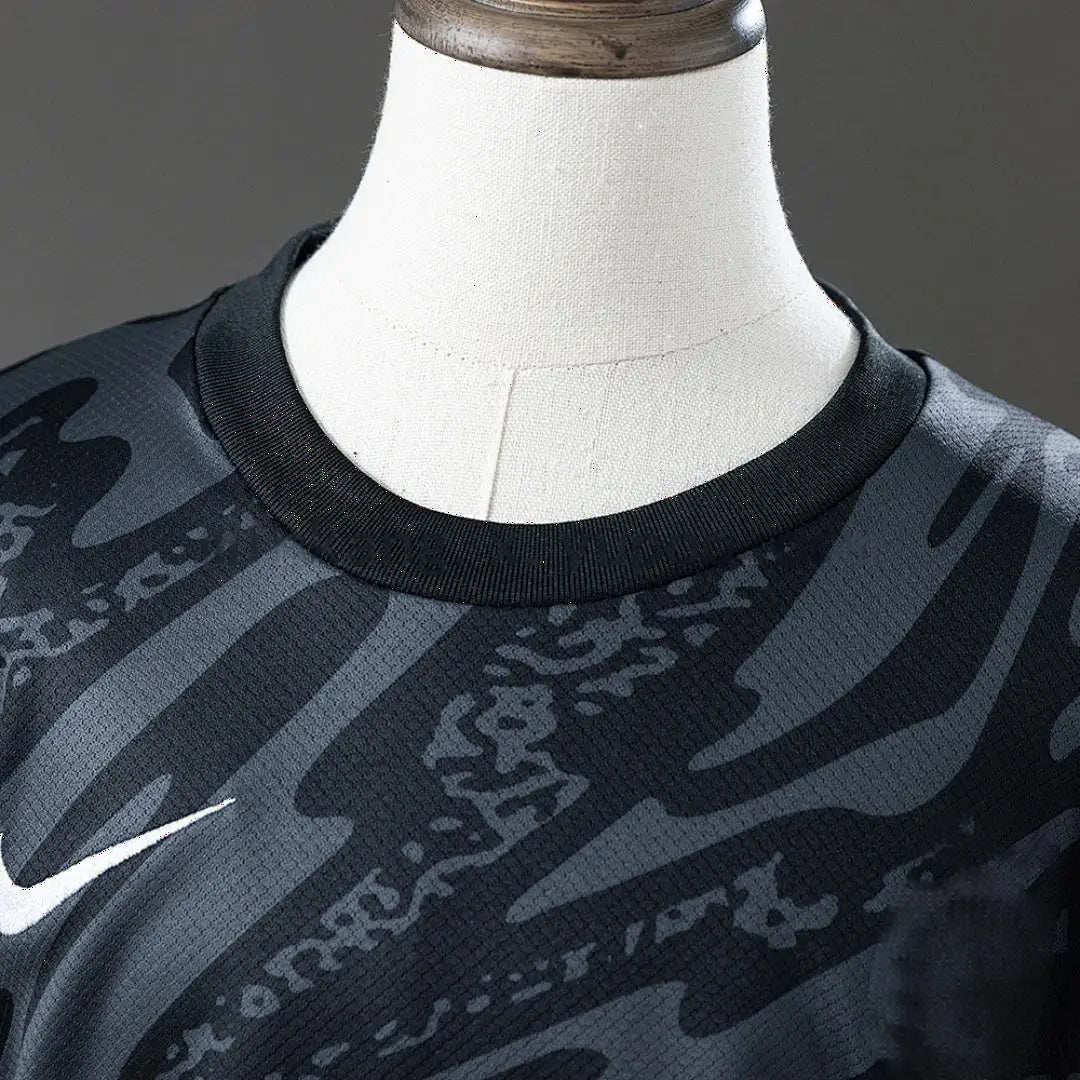 Kit Ensemble Football Gardien Noir Enfant 2025/26