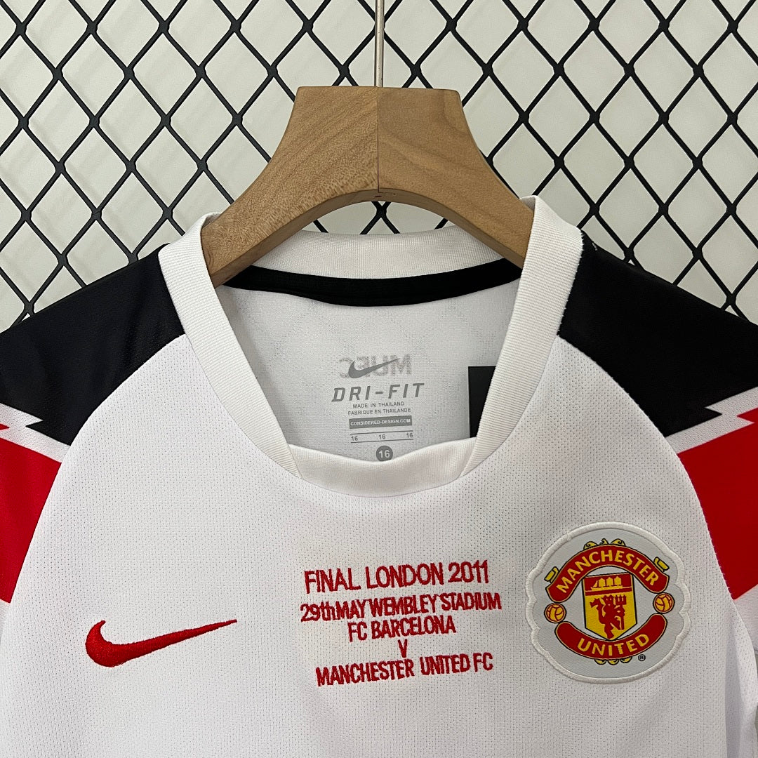 Kit Ensemble Football Manchester Extérieur Enfant Rétro 2010/11