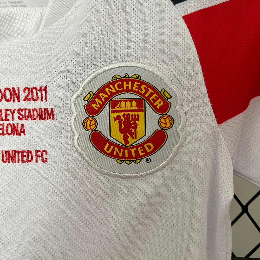 Kit Ensemble Football Manchester Extérieur Enfant Rétro 2010/11