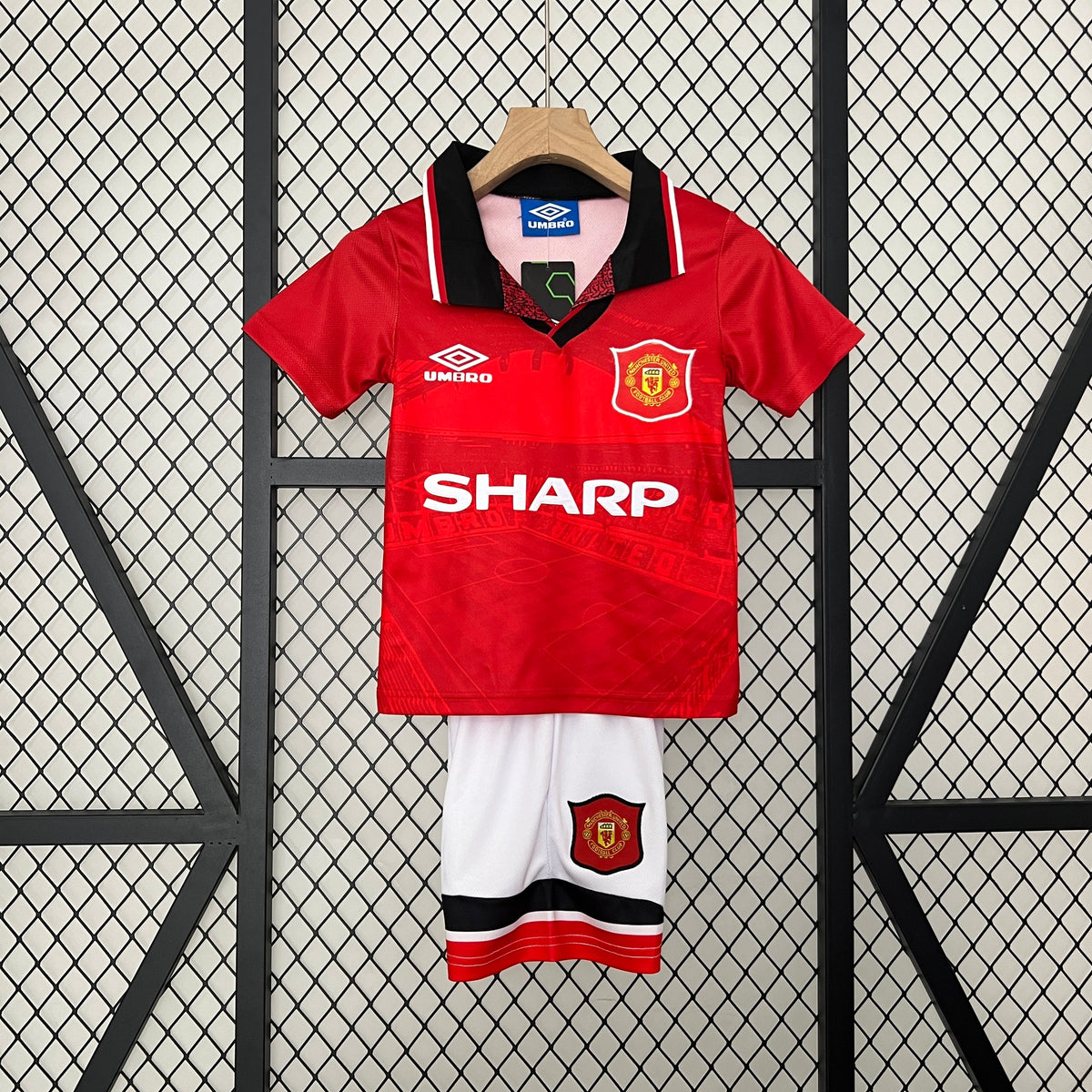 Kit Ensemble Football Manchester United Domicile Enfant Rétro 1994/96