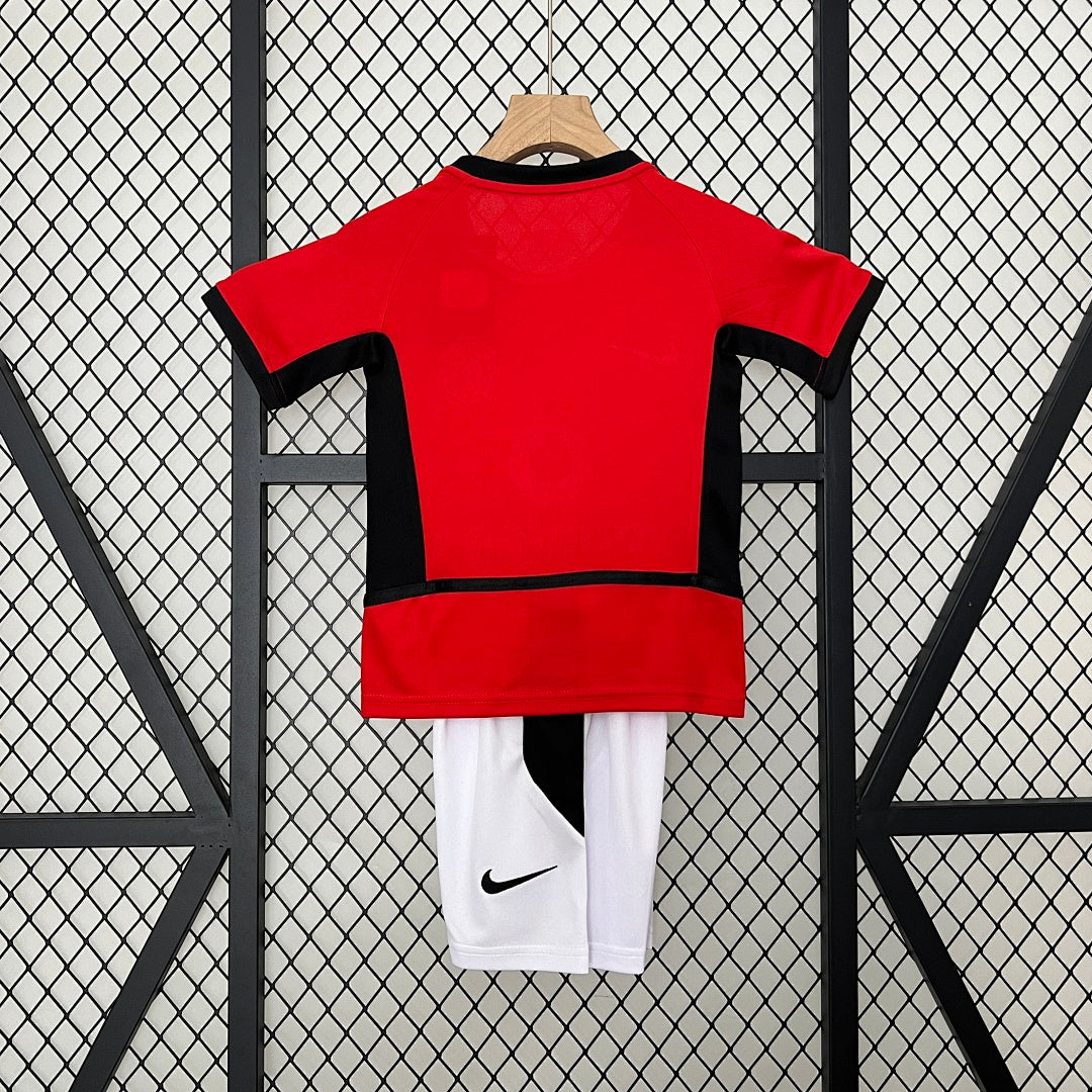 Kit Ensemble Football Manchester United Domicile Enfant Rétro 2002/04