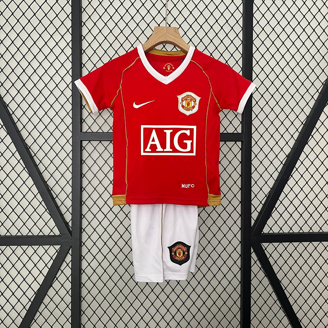 Kit Ensemble Football Manchester United Domicile Enfant Rétro 2006/07