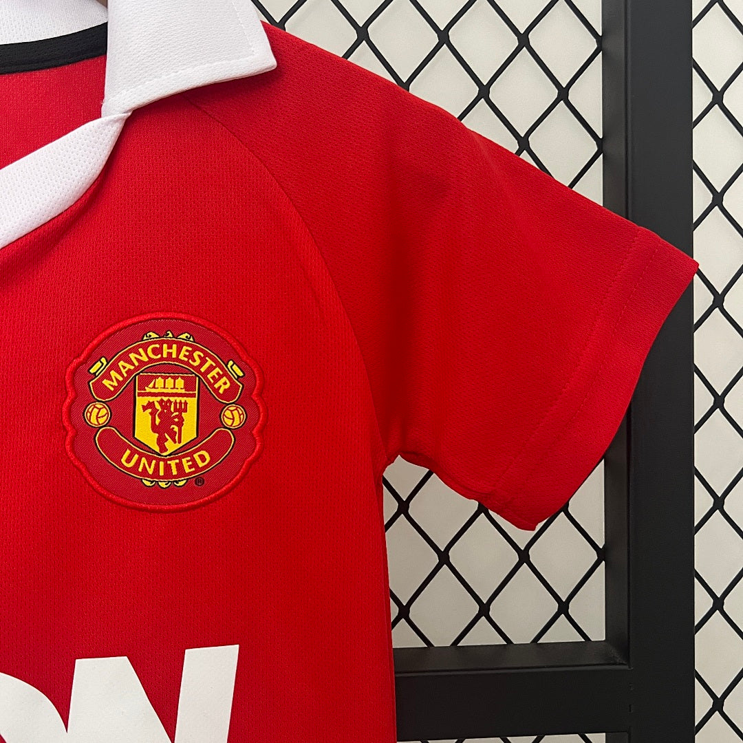 Kit Ensemble Football Manchester United Domicile Enfant Rétro 2010/11