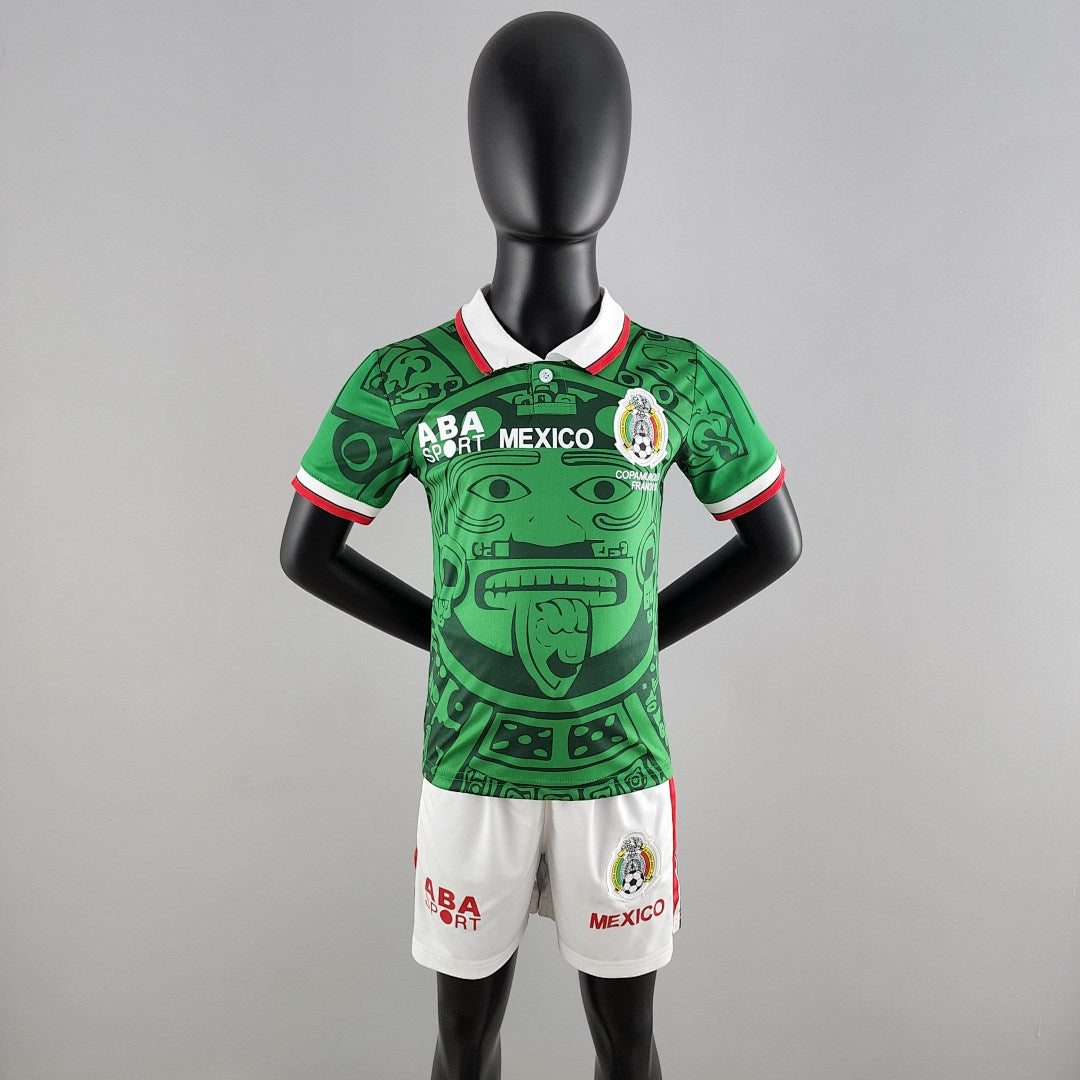 Kit Ensemble Football Mexique Domicile Enfant Rétro 1998