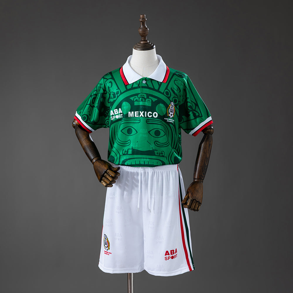 Kit Ensemble Football Mexique Domicile Enfant Rétro 1998