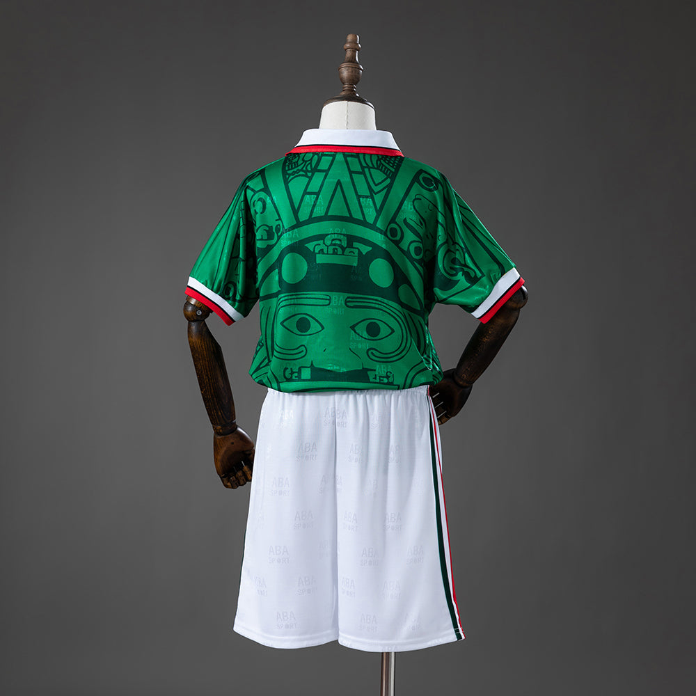 Kit Ensemble Football Mexique Domicile Enfant Rétro 1998