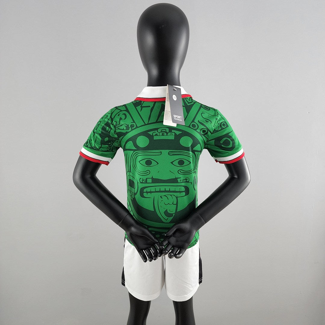 Kit Ensemble Football Mexique Domicile Enfant Rétro 1998