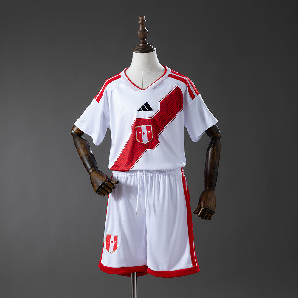Kit Ensemble Football Pérou Domicile Enfant 2026