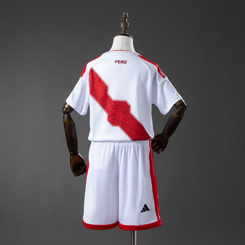 Kit Ensemble Football Pérou Domicile Enfant 2026