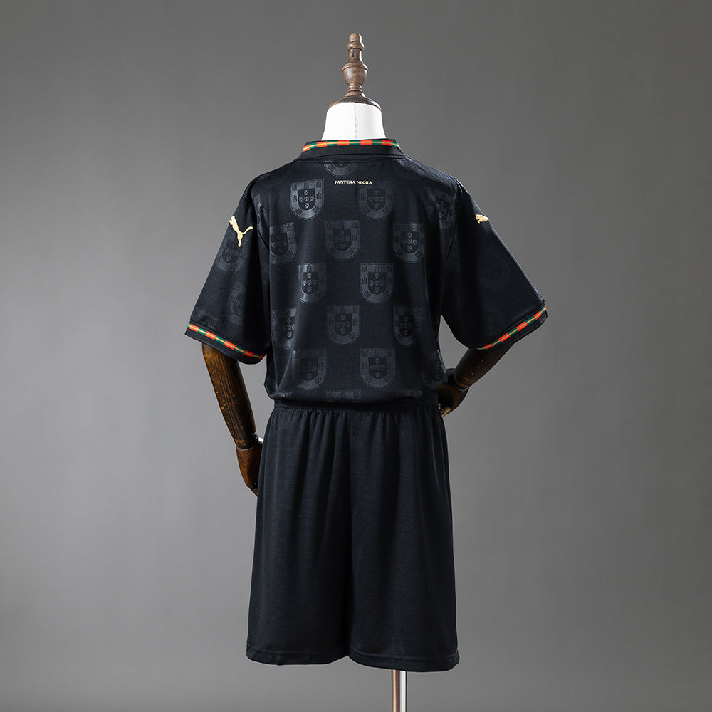 Kit Ensemble Football Portugal Noir Enfant 2026